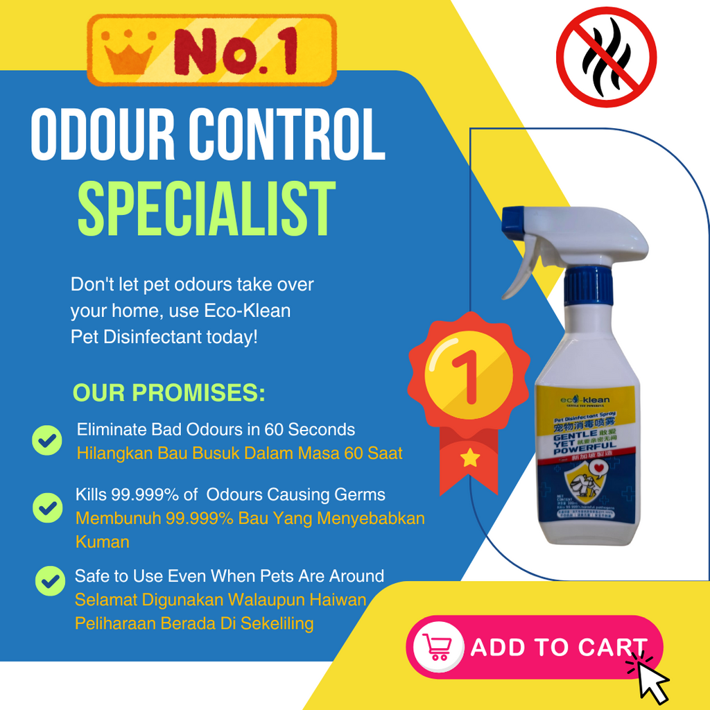 Eco-Klean Pet Disinfectant Spray 300ml