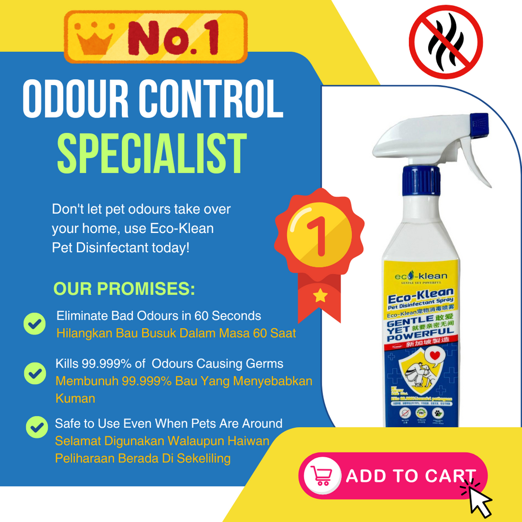 Eco-Klean Pet Disinfectant Spray 500ml