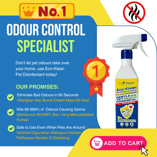 Eco-Klean Pet Disinfectant Spray 500ml